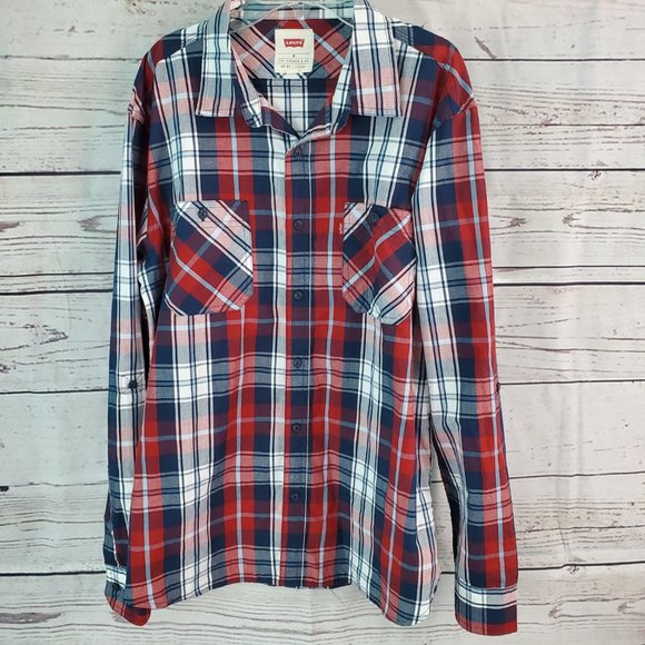 Levi's Other - Levi’s Plaid Button Front Shirt medium